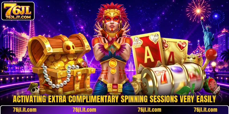Activating extra complimentary spinning sessions very easily