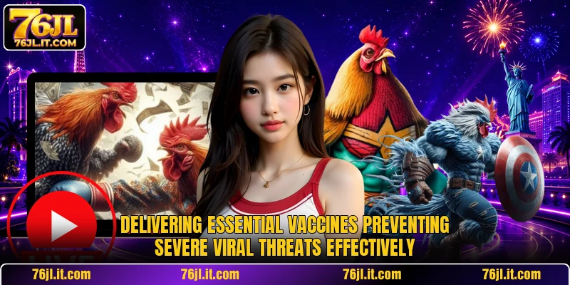 Delivering essential vaccines preventing severe viral threats effectively