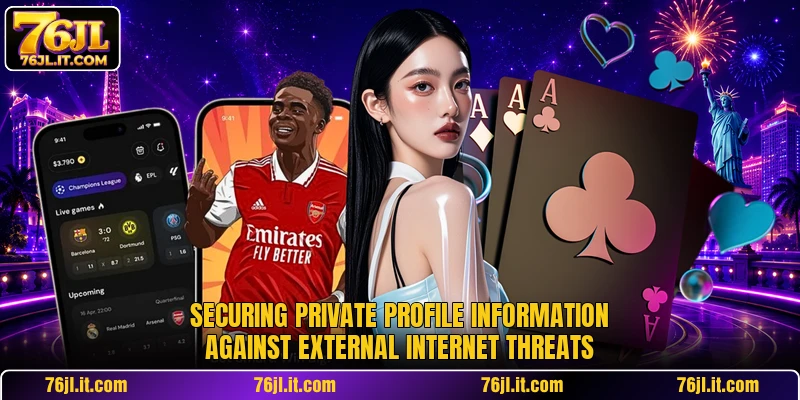 Securing private profile information against external internet threats