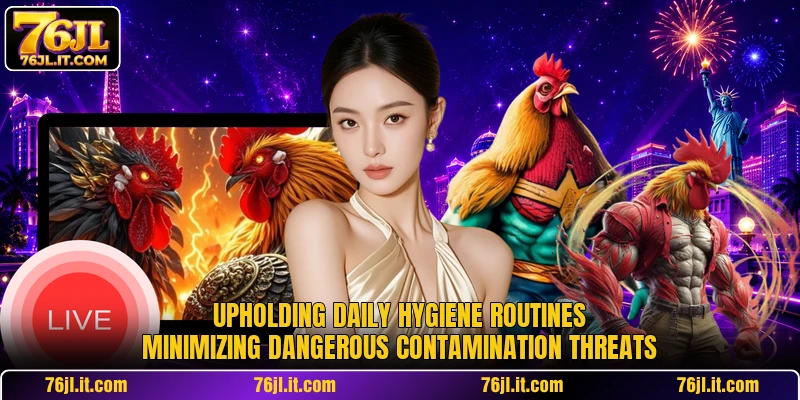 Upholding daily hygiene routines minimizing dangerous contamination threats
